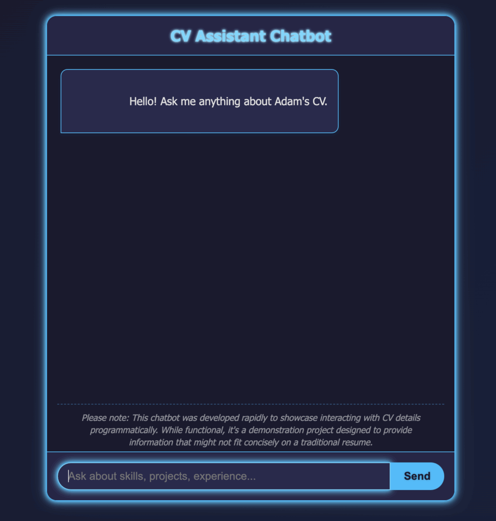 CV Agent workflow configuration